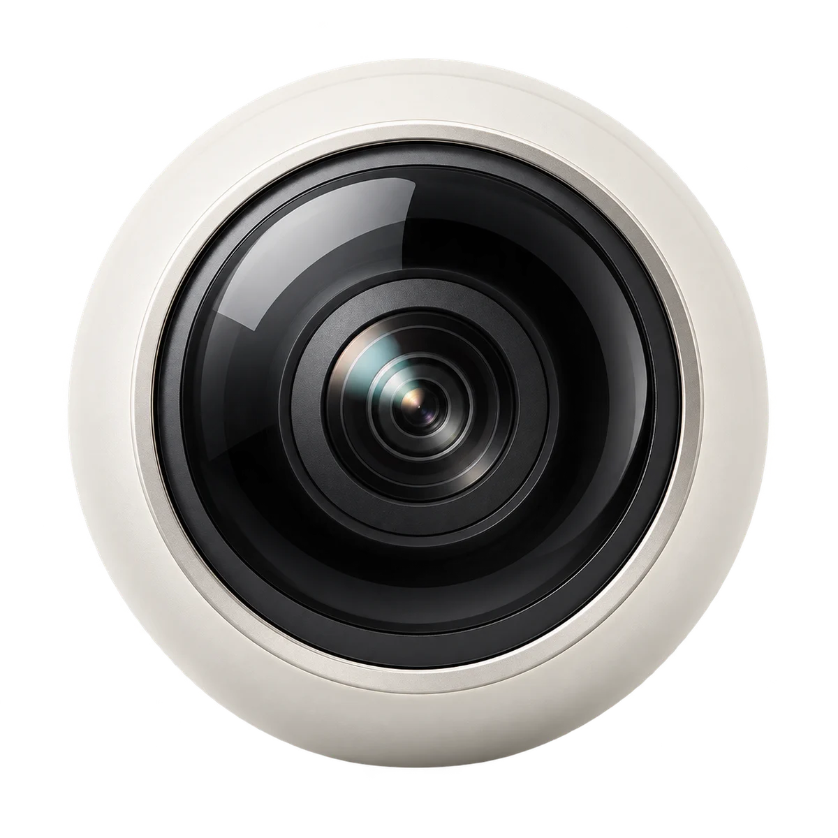 Security camera lens detail concept